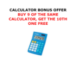 Canon LS88VIIB BLUE 8 DIGIT DESK TOP ANGLE DISPLAY - BUY 9 GET 1 FREE