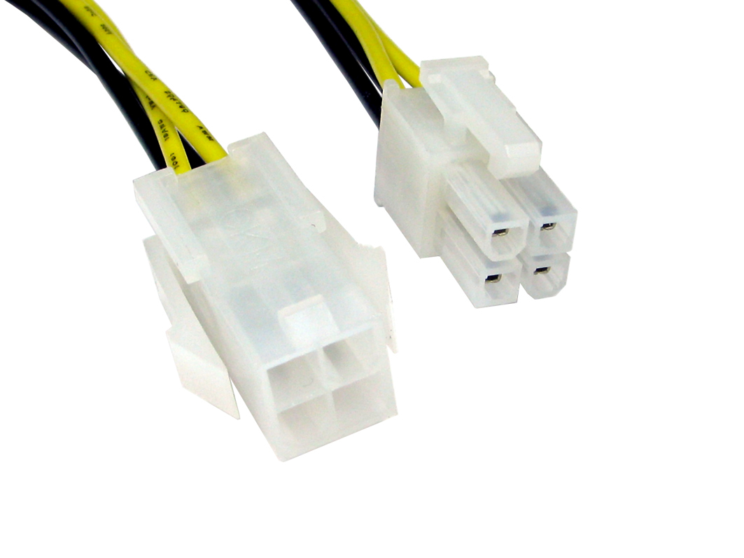 Cables Direct Black/Yellow Rb-530 Power Cable 0.28 M