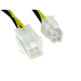 Cables Direct RB-530 power cable Black, Yellow 0.28 m