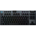 Logitech G G915 Tkl clavier Jouer RF sans fil + Bluetooth Belge Charbon