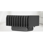 CoreParts 250W 10 Ports USB-C Charging station Smartphone Black AC Indoor