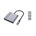 Conceptronic DONN13G laptop dock/port replicator Wired USB 3.2 Gen 1 (3.1 Gen 1) Type-C Grey