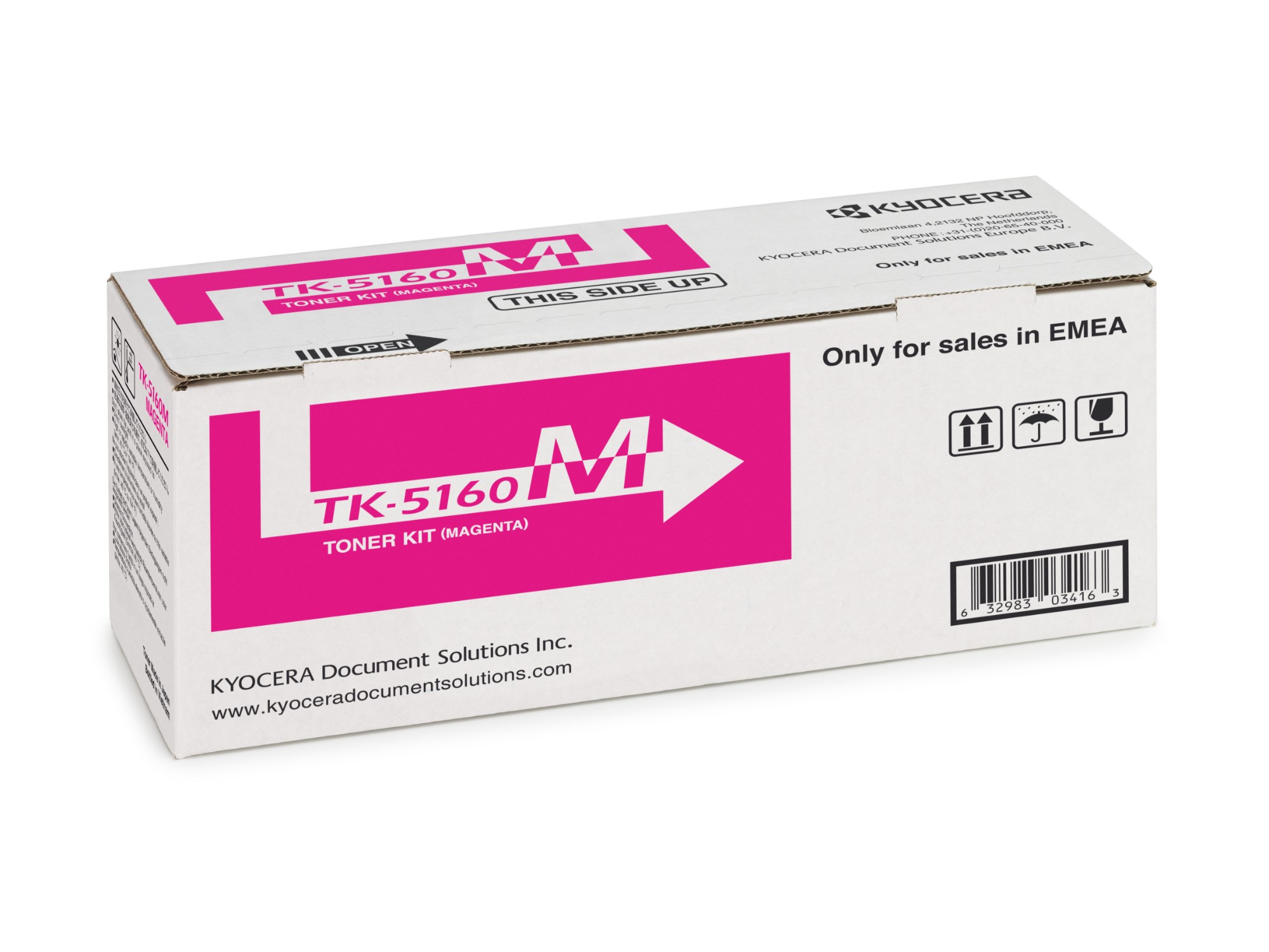 Kyocera 1T02NTBNL0/TK-5160M Toner-kit magenta, 12K pages ISO/IEC 19798 for Kyocera P 7040