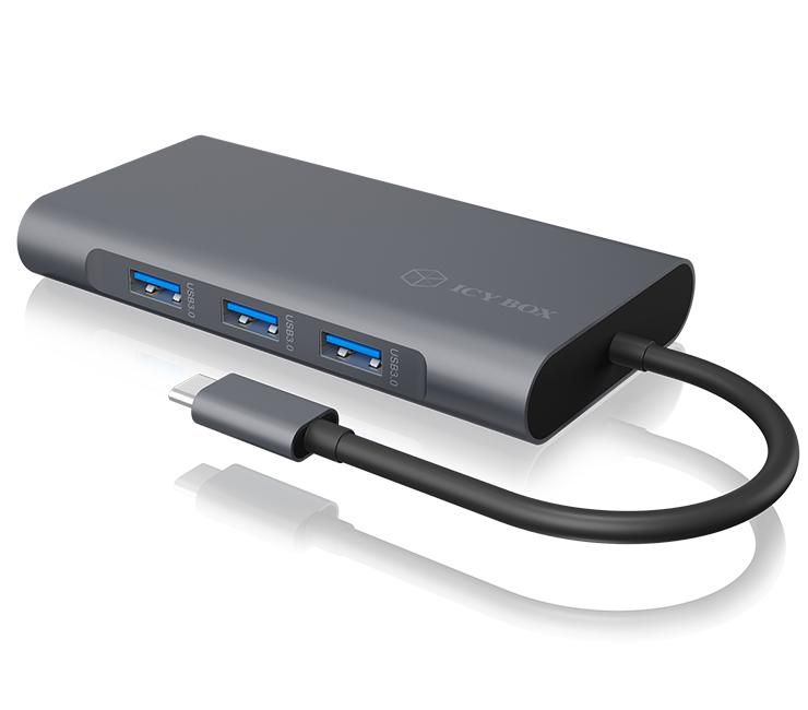 Image of ICY BOX IB-DK4040-CPD Wired USB 3.2 Gen 1 (3.1 Gen 1) Type-C...