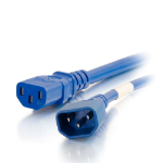 C2G 6ft (1.8m) 14AWG Power Cord (IEC320C14 to IEC320C13) - Blue