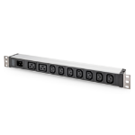 Digitus Socket Strip with Aluminum Profile, 9-way, IEC C20 input