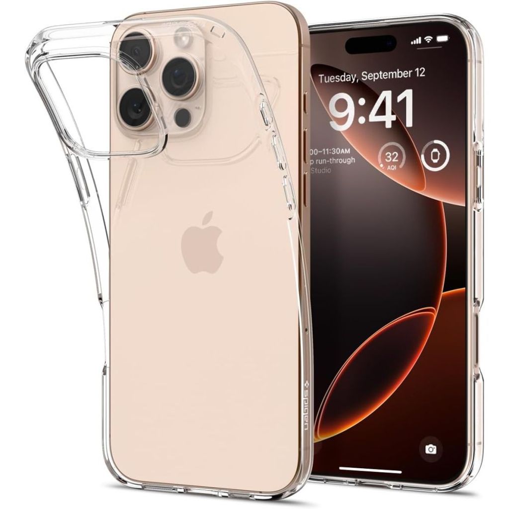 EU Product - Liquid Crystal Case for iPhone 16 Pro - Transparent thumbnail