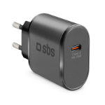 SBS TETR1CPD25 mobile device charger Smartphone, Tablet Black AC Indoor