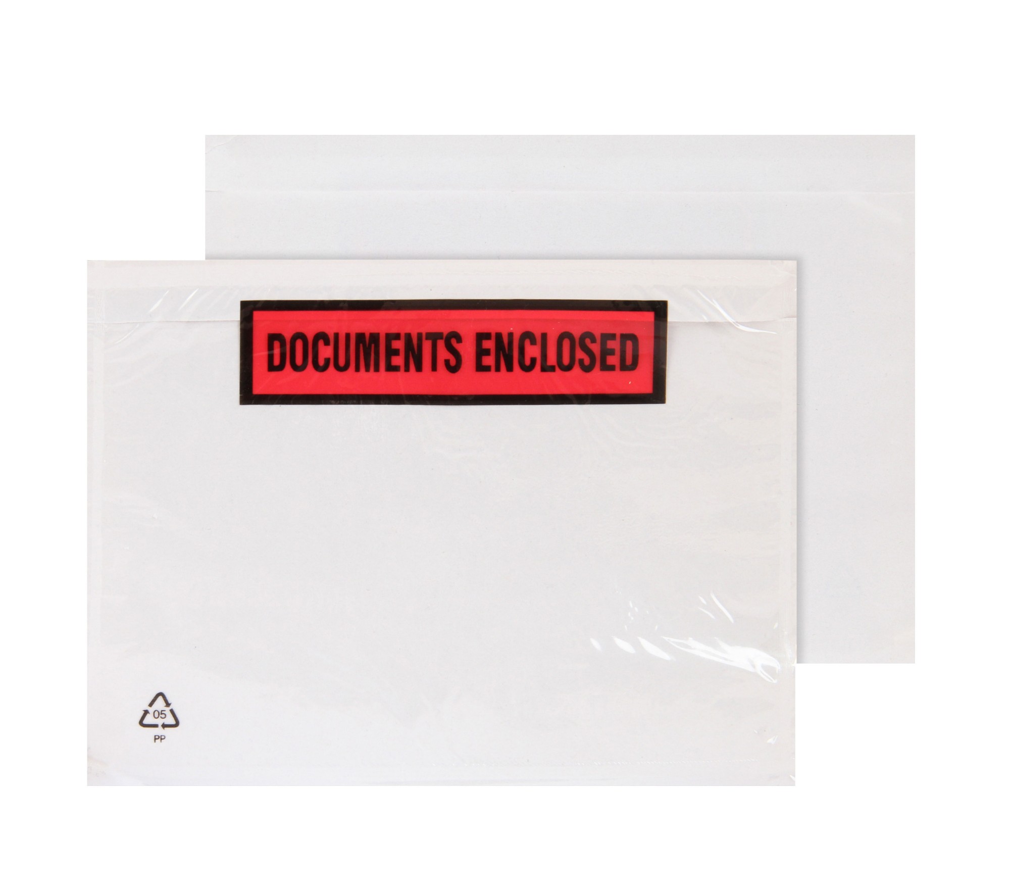GoSecure Self Adhesive Document Envelopes A6 Documents Enclosed Text (Pack of 1000) 4302002