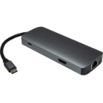 Inter-Tech H-428 USB 3.2 Gen 1 (3.1 Gen 1) Type-C 5000 Mbit/s Black