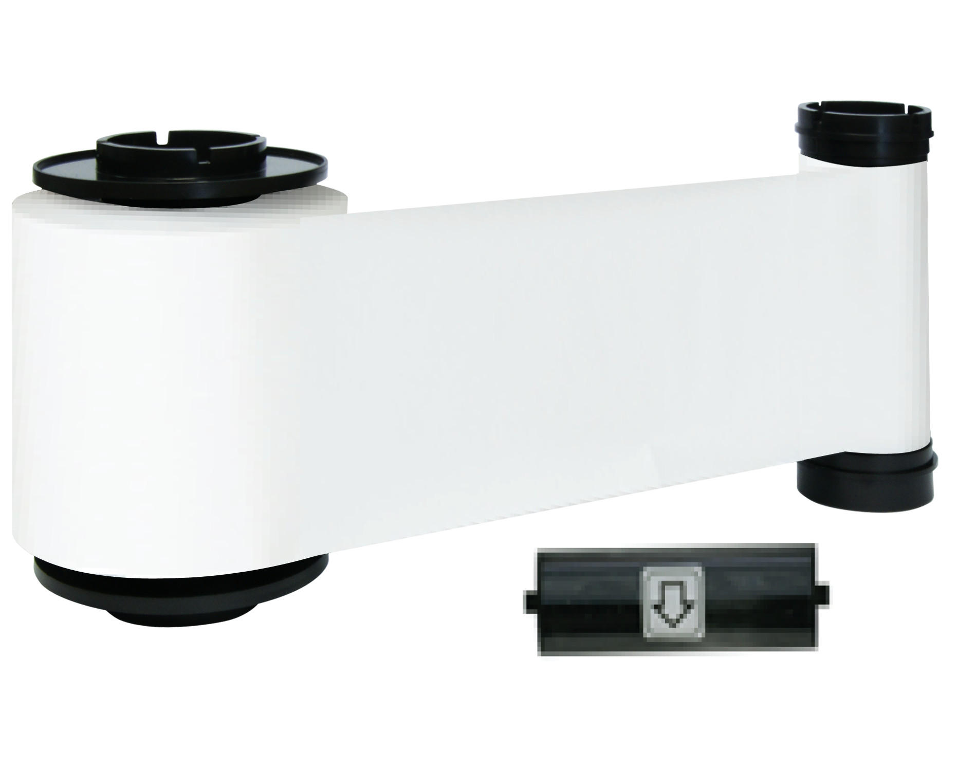Image of IDP IDP Smart 659193 White Ribbon (3000 Prints)