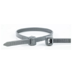 WKK 110126871 cable tie Releasable cable tie Plastic, Polyamide Grey 100 pc(s)