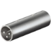 Microconnect 27460 cable gender changer XLR Grey