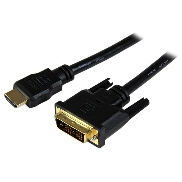 Image of StarTech.com 1.5m HDMI® to DVI-D Cable - M/M