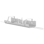 Neomounts ADS07-122WH Cable tray - screw-mounted - universal