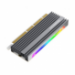 Simplecom EC415 NVMe M.2 SSD to PCIe x4 x8 x16 Expansion Card with Aluminium Heat Sink and RGB Light
