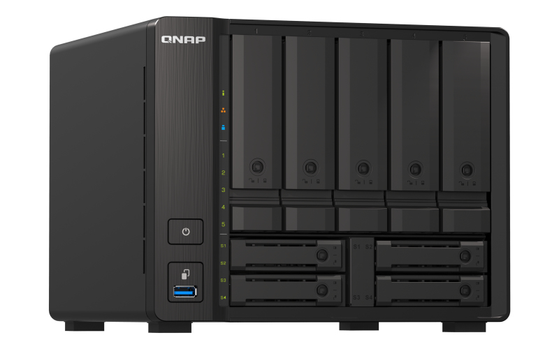 QNAP TS-H973AX-8G NAS/storage server V1500B Ethernet LAN Tower Black