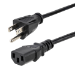 StarTech.com 10 ft Standard Computer Power Cord - NEMA5-15P to C13