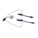 Liberty AV Solutions DL-AR1979 video cable adapter HDMI Type A (Standard) Mini DisplayPort + USB Type-C Black
