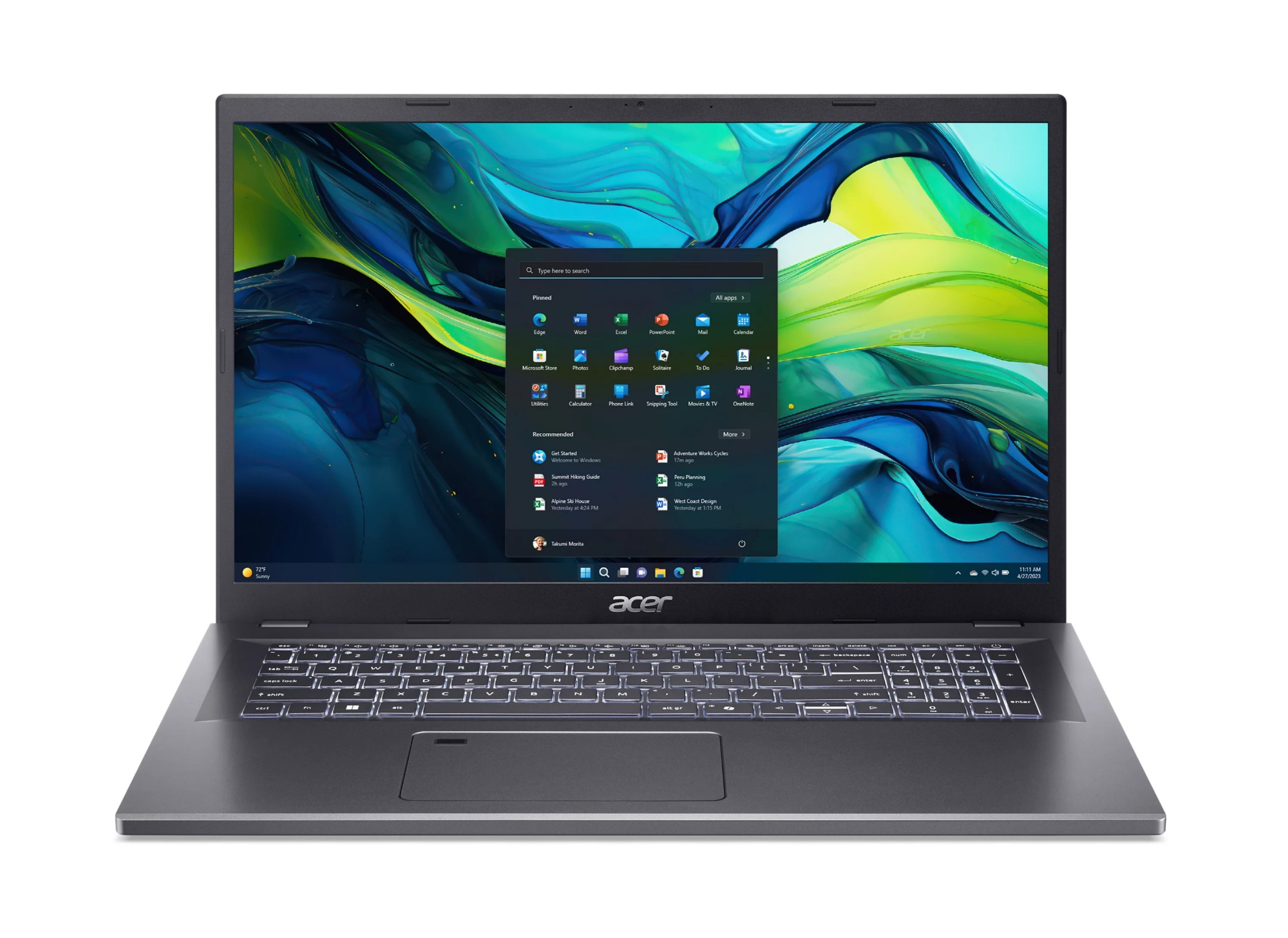 Acer Aspire 17 A17-51M-55NU Intel Core 5 120U Laptop 43.9 cm (17.3&quo