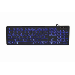 Gembird KB-UML3-02 toetsenbord Thuis/Werk USB QWERTY Amerikaans Engels Zwart