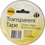 MARBIG OFFICE TAPE 12MMX66M 76.2MM CORE