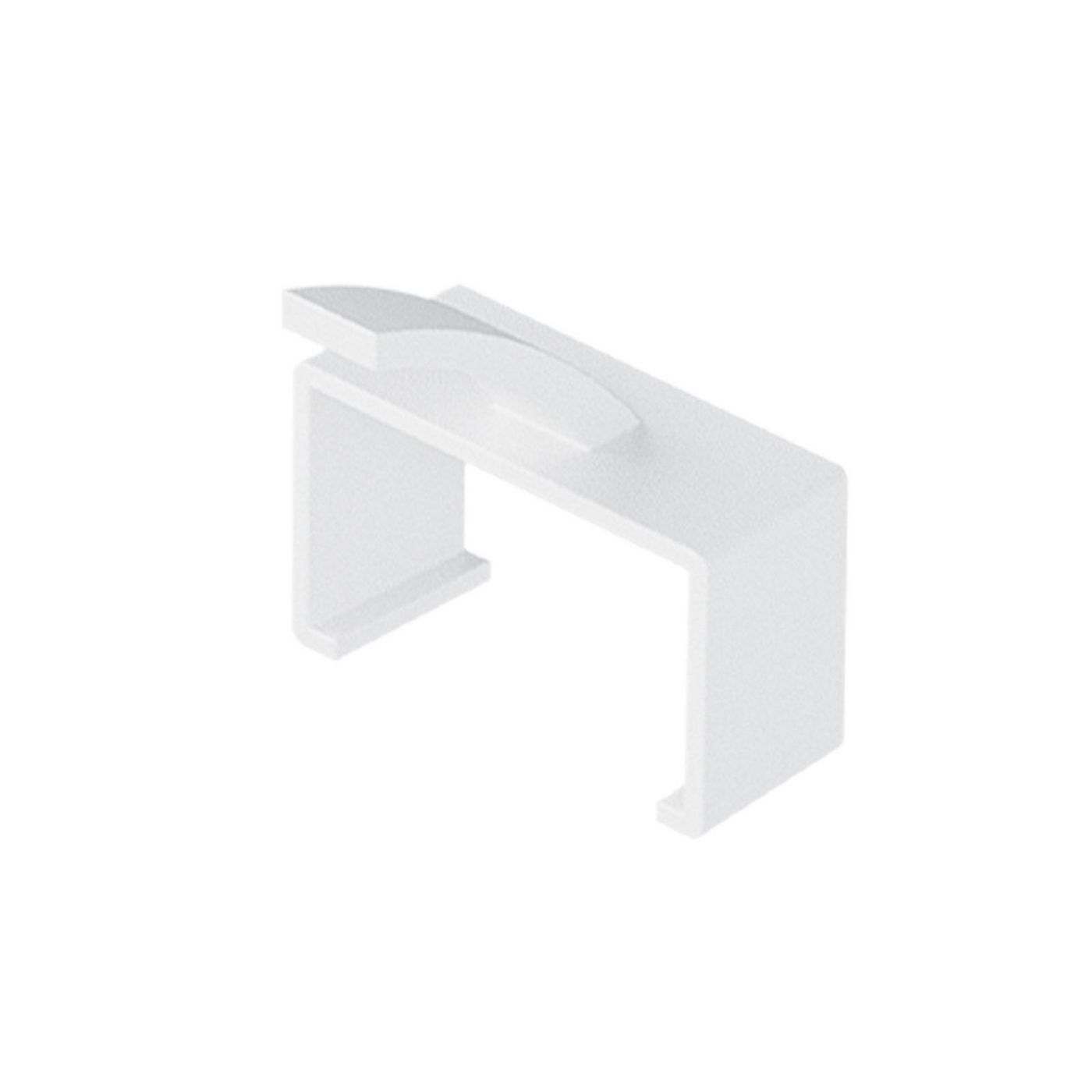 Lanview White Clips For Slim & Bendable Series 20 Pcs Plastic 150