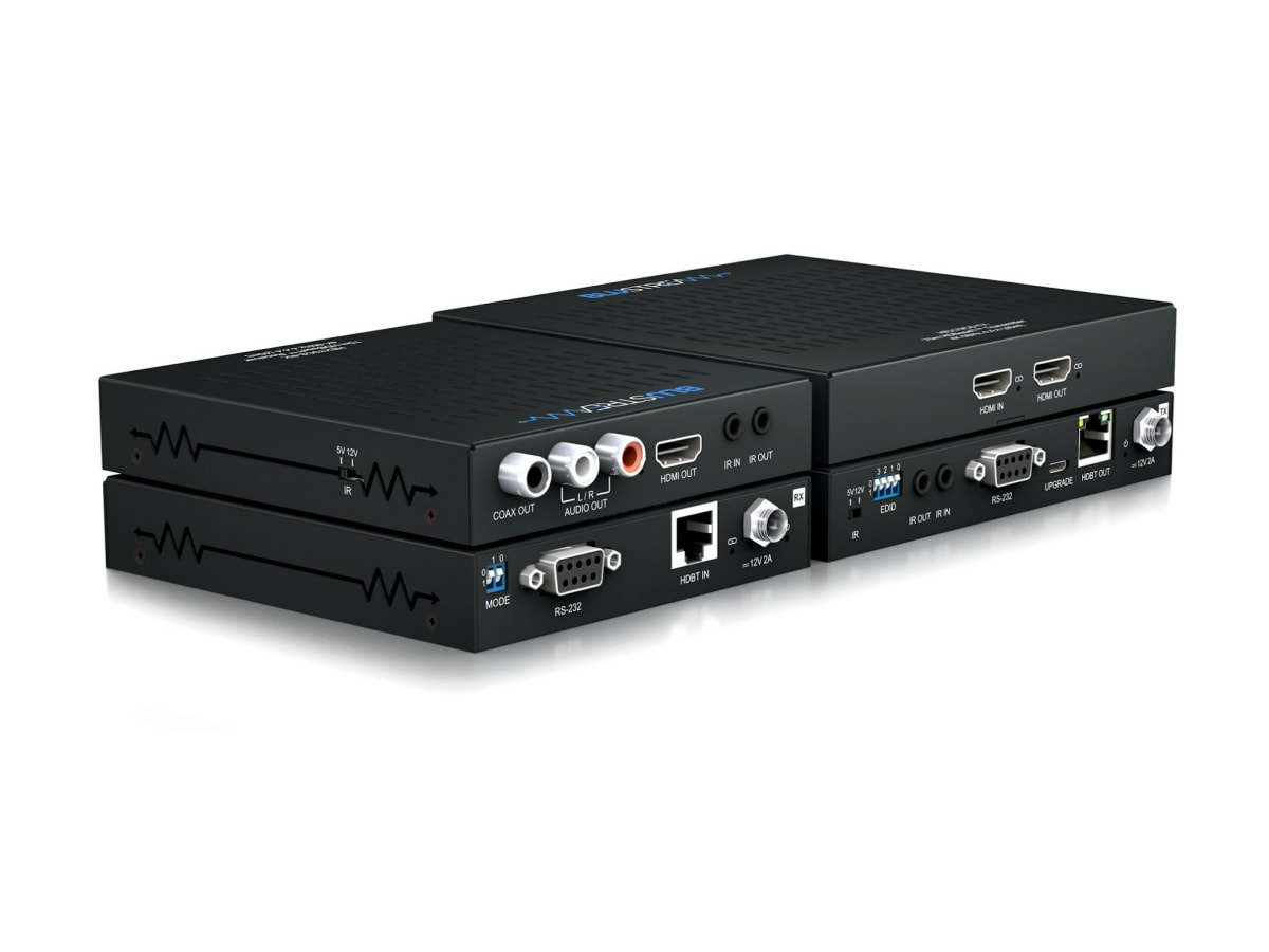 Blustream HEX70CS-KIT AV extender AV transmitter & receiver Black