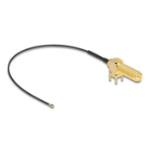 DeLOCK 12032 coaxial cable 0.15 m RP-SMA I-PEX MHF4 Black
