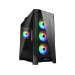 COUGAR Midi Tower Case Duoface Pro ARGB, Black