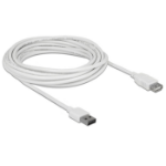 DeLOCK 85202 USB-kabel USB 2.0 5 m USB A Wit