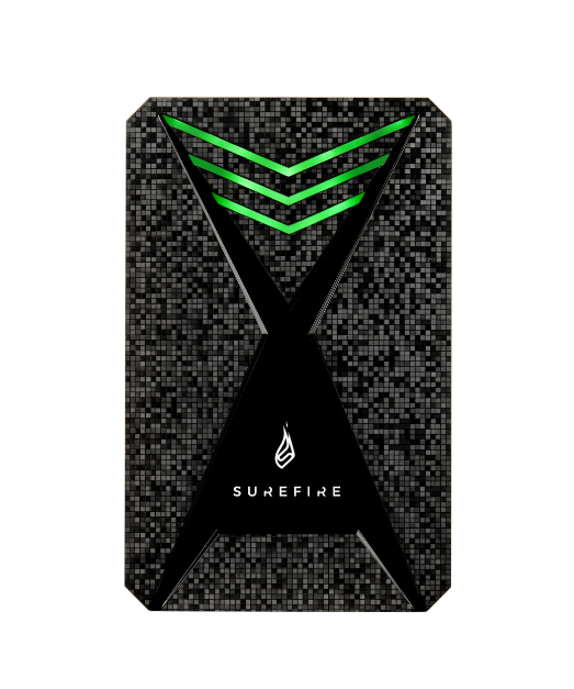 Verbatim 1TB SureFire 2.5in Gaming Bunker HDD USB 3.2 Gen 1 Black