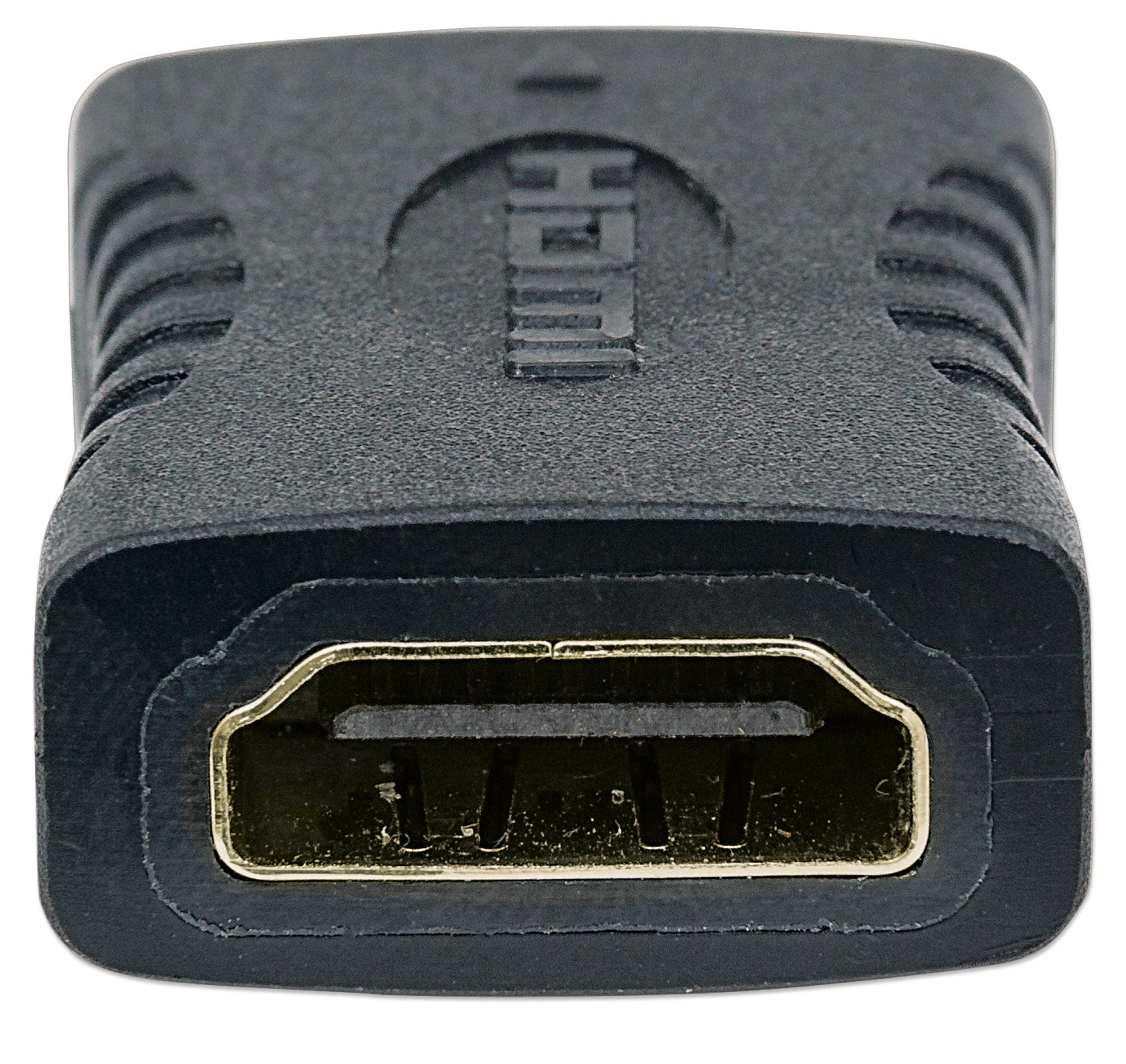 Manhattan HDMI Coupler, 4K@60Hz (Premium High Speed), Female to Female, Straight Connection, Black, Ultra HD 4k x 2k, 10.2 Gbps, ARC, 3D, Deep Colour, Fully Shielded, Gold Plated Contacts, Lifetime Warranty, Polybag