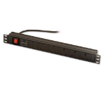 Lindy 73564 surge protector Black 6 AC outlet(s) 250 V 3 m