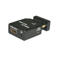 Microconnect MC-CONMVGAHM video cable adapter HDMI Mini-VGA (D-Sub) Black