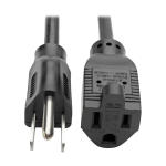 Tripp Lite P022-012 power cable Black 145.7" (3.7 m) NEMA 5-15P NEMA 5-15R