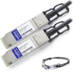 AddOn Networks 40G-QSFP-C-0101-AO InfiniBand/fibre optic cable 1 m QSFP+ Black