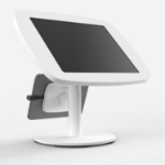 Bouncepad Original Twin + Counter Base | Microsoft Surface Pro 8/9/10/11 (2021 to 2024) | White | Exposed Front Camera and Home Button