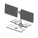 Ergonomic Solutions Wll mouned pole wih dul