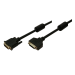 LogiLink DVI-D 5m DVI cable Black