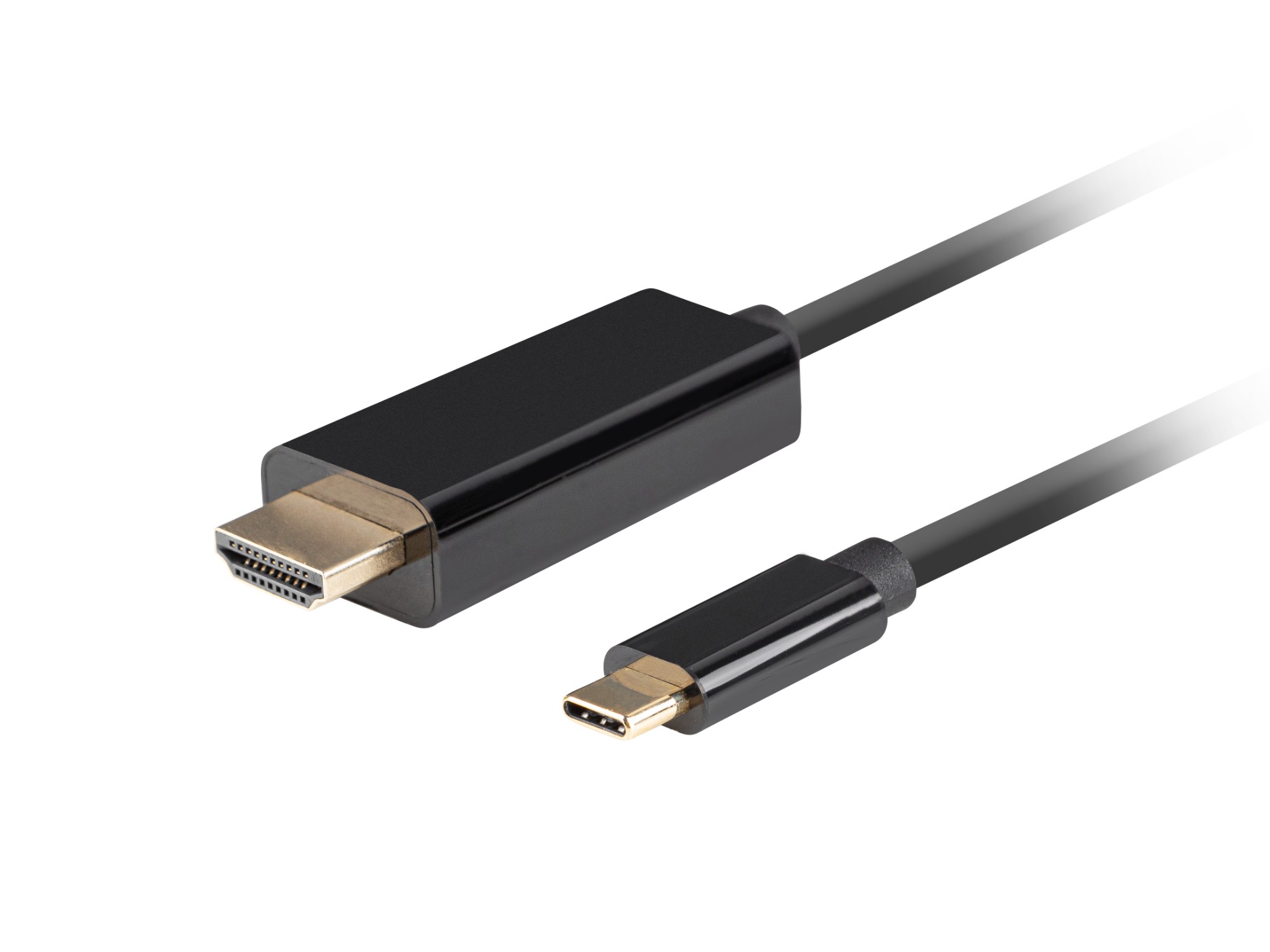 Lanberg CA-CMHD-10CU-0010-BK video cable adapter 1 m USB Type-C HDMI Black