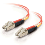 C2G 10m LC/LC LSZH Duplex 50/125 Multimode Fibre Patch Cable fibre optic cable Orange