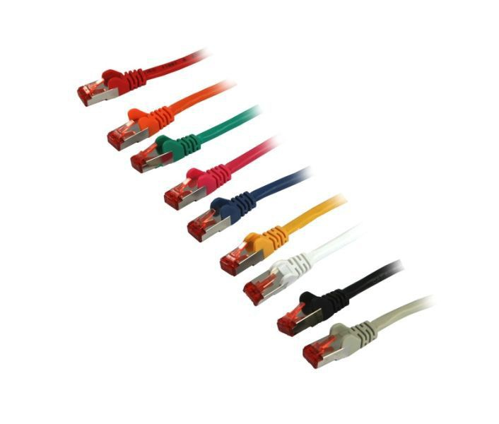 EU Product - Patchkabel RJ45 Cat6 250Mhz magenta S-STP S/FTP LSZH - Cable - Network thumbnail