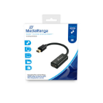 MediaRange MRCS176 video kabel adapter 0,15 m Mini DisplayPort HDMI Zwart