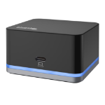Plugable Technologies PLUGABLE USB C CUBE - MINI DOCK Wired USB 3.2 Gen 1 (3.1 Gen 1) Type-C Black