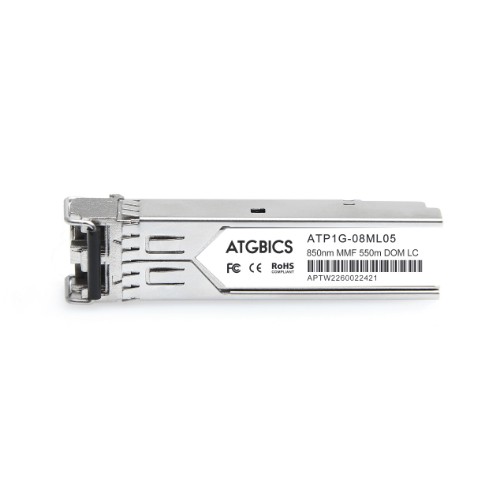 ATGBICS 33210-100 Brocade Compatible Transceiver SFP 1000Base-SX (850nm, MMF, 550m)