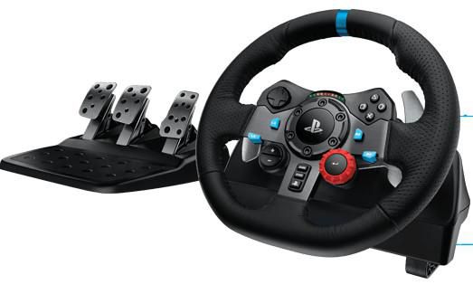 Image of Logitech G G29 Driving Force Racing Wheel for PlayStation 5 and...