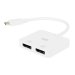Monoprice USB-C to Dual 4K DisplayPort USB graphics adapter 3840 x 2160 pixels