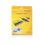 DeLOCK 61887 serial cable Black 1.4 m USB Type-A DB-9