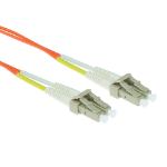ACT 3 meter LSZH Multimode 62.5/125 OM1 glasvezel patchkabel duplex met LC connectoren